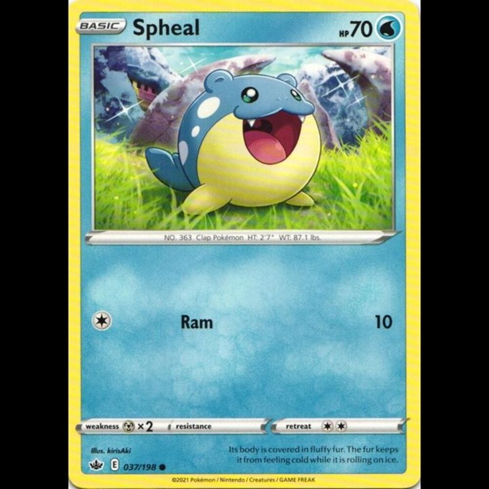 Spheal #37 Pokemon Chilling Reign